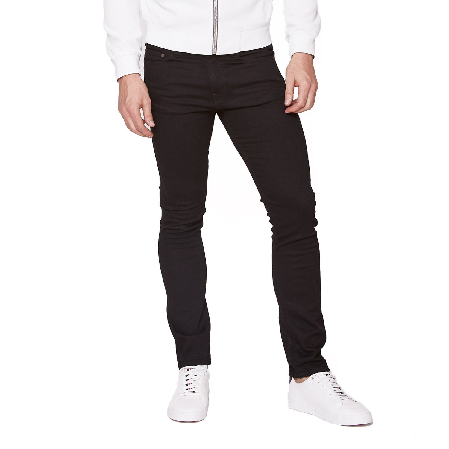 PANTALON DE MEZCLILLA SKINNY BLACK PARA HOMBRE 5500