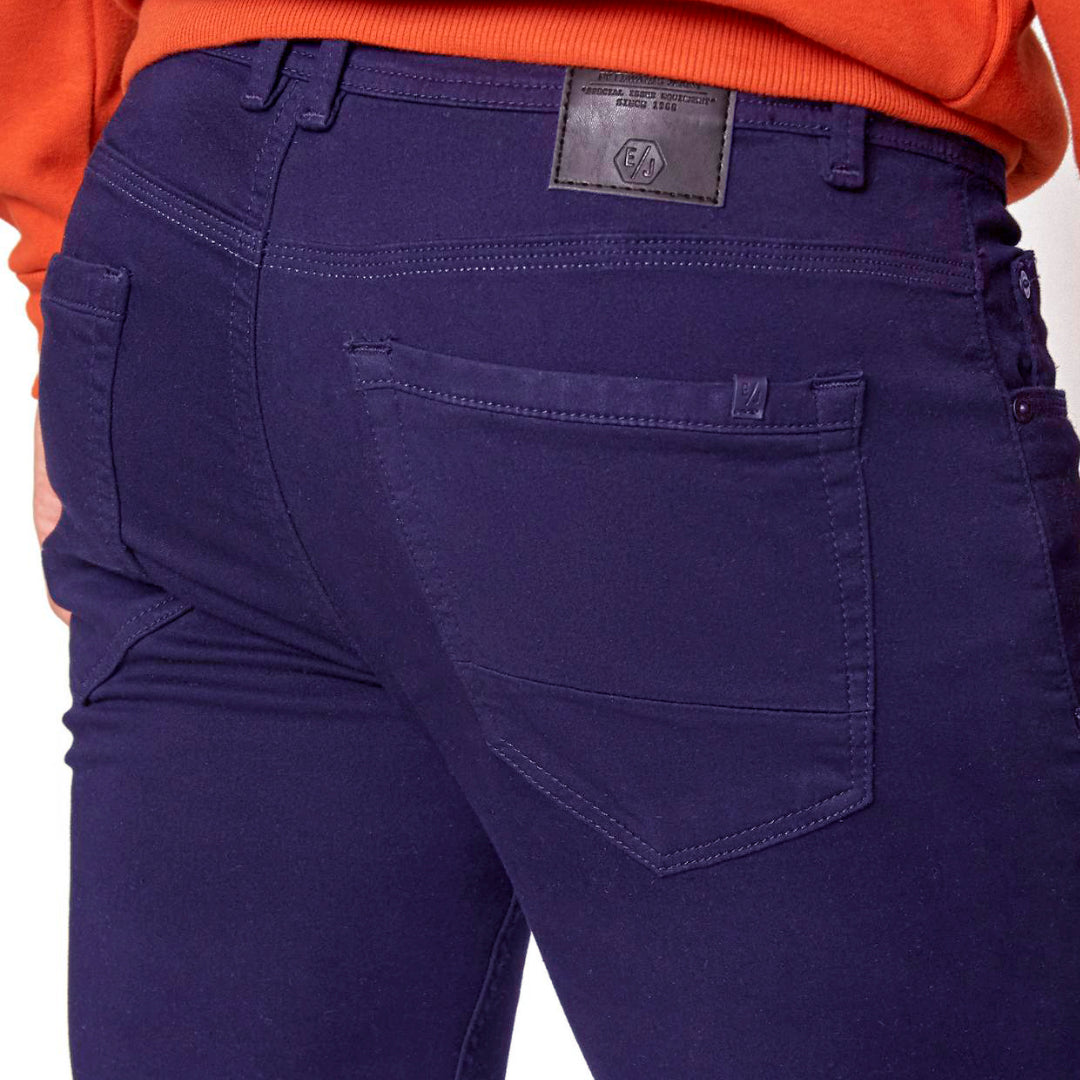 PANTALÓN DE GABARDINA SKINNY PETRÓLEO PARA HOMBRE 5501