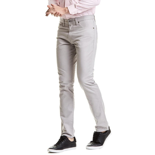 PANTALÓN DE GABARDINA SLIM GREY PARA HOMBRE